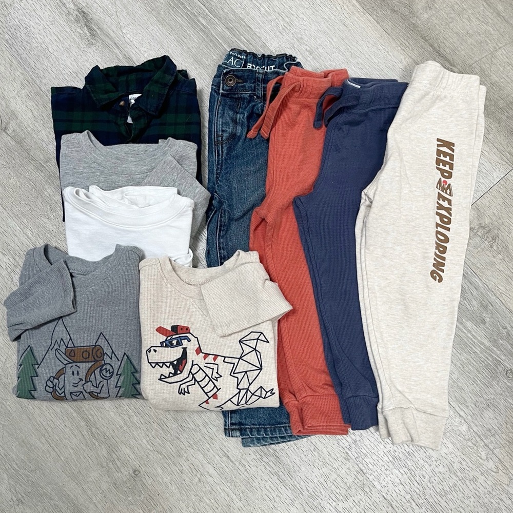 3T Toddler Boy Clothing Bundle Carters Old Navy Garanimals Outfits Jeans Lot